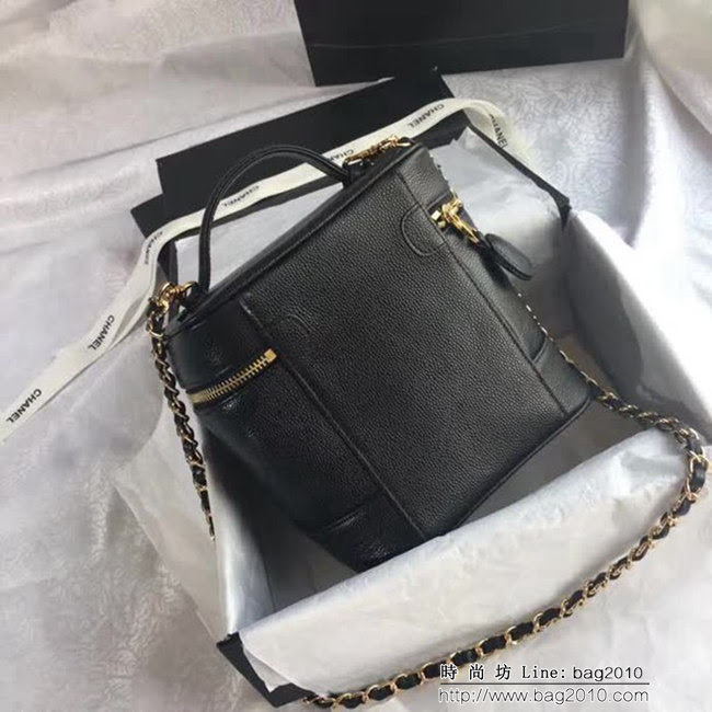 香奈兒CHANEL 21699 2018秋冬新款時尚化妝包可肩背手提 DSC1942